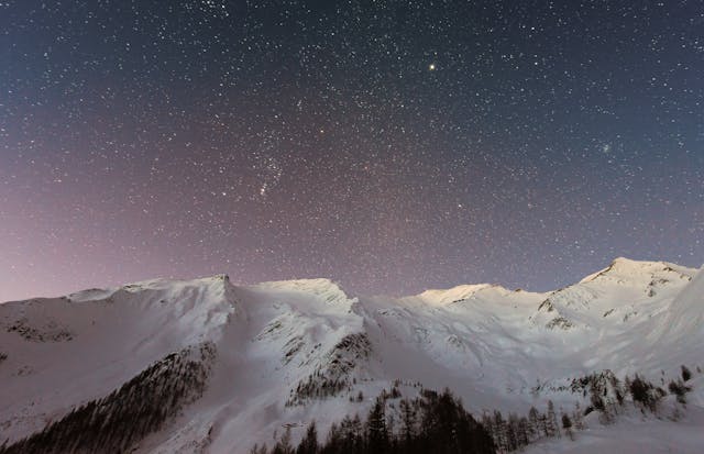 Stock photo of a mountain