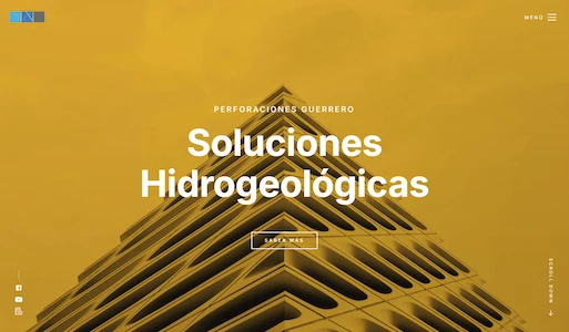 Screenshot of perforacionesguerrero.com
